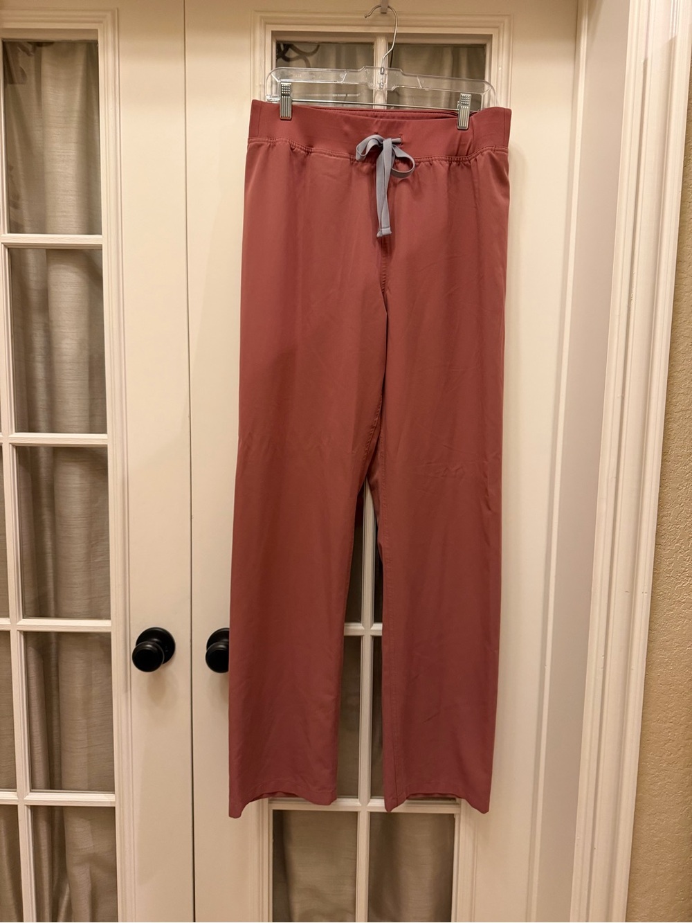 LARGE TALL Mauve Rose Figs Scrub Livingston Pants LIKE NEW!!